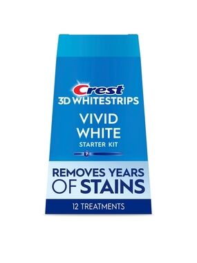 Crest 3D Whitestrips Vivid White Starter Kit - Blue/White